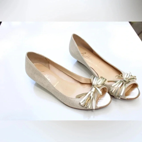 Butter peep toe wedges - Picture 4 of 13